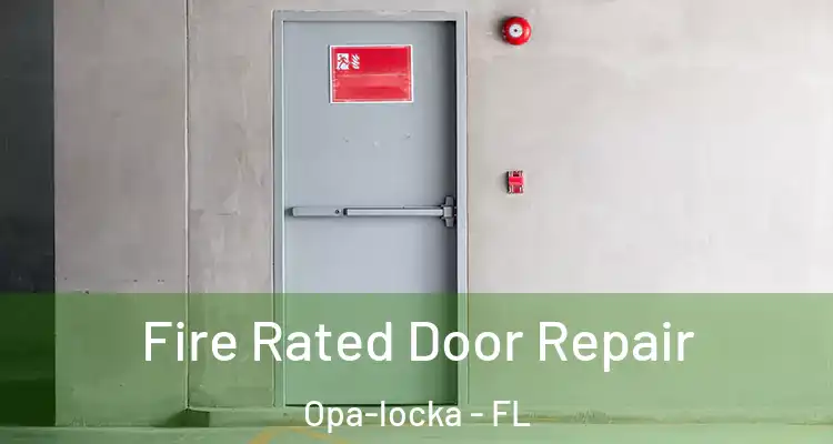 Fire Rated Door Repair Opa-locka - FL