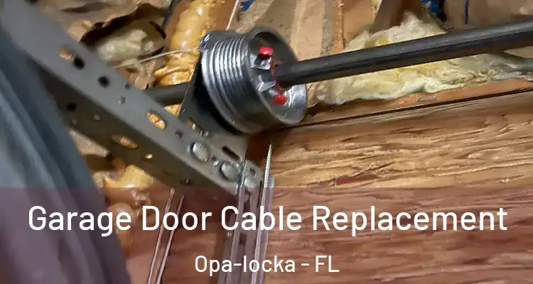 Garage Door Cable Replacement Opa-locka - FL