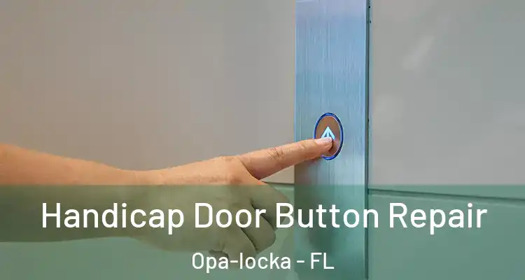 Handicap Door Button Repair Opa-locka - FL