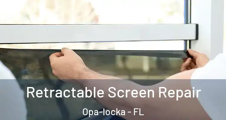 Retractable Screen Repair Opa-locka - FL