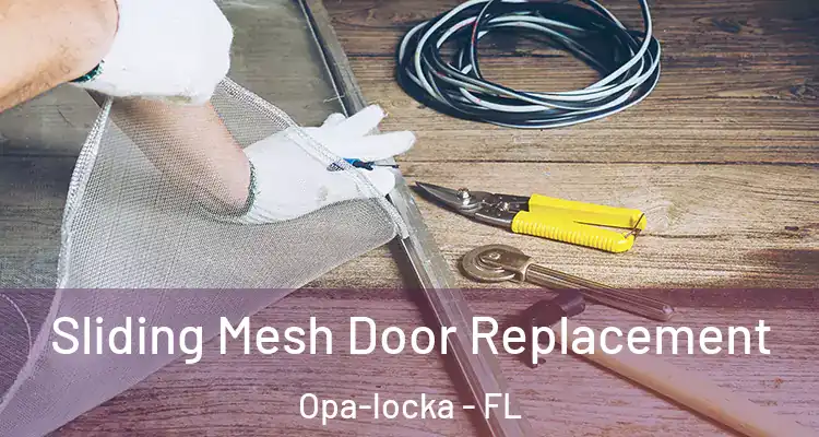 Sliding Mesh Door Replacement Opa-locka - FL