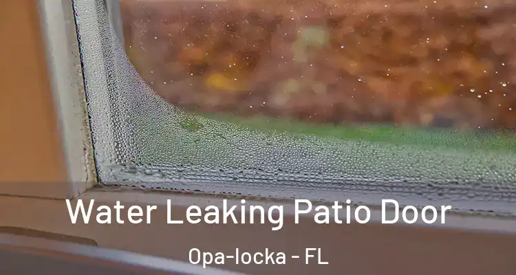 Water Leaking Patio Door Opa-locka - FL